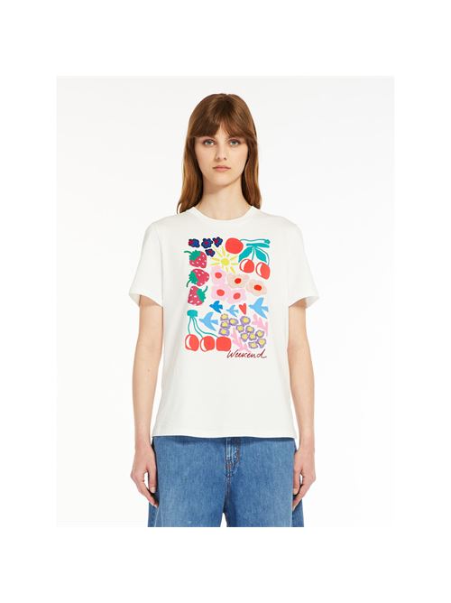 Printed jersey t-shirt MAXMARA WEEKEND | 2415971061600005